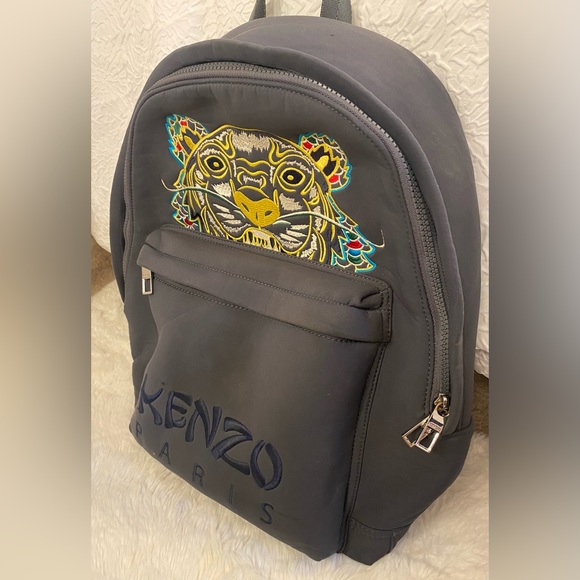 KENZO Paris blue/gray Backpack - Picture 6 of 8